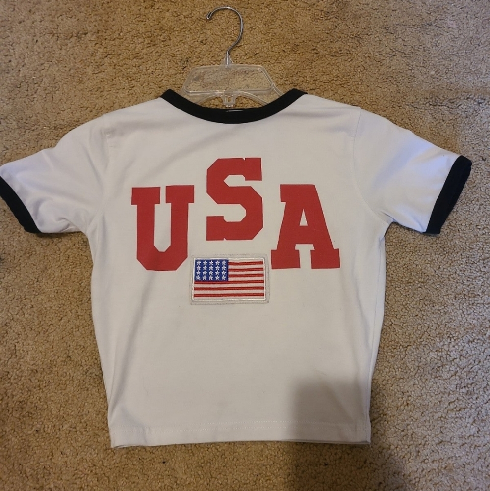 USA crop top